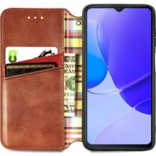 Yihang Boutique Oukitel C32 Kart Tutuculu Cüzdan Pu Deri Çevirme Çubuğu Telefon Kılıfı (Yurt Dışından)