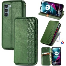 Yihang Boutique Motorola Moto G200 5g Kart Tutuculu Cüzdan Pu Deri Çevirme Çubuğu Telefon Kılıfı (Yurt Dışından)