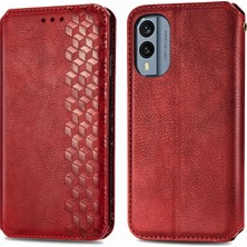 Yihang Boutique Nokia X30 Kart Tutuculu Cüzdan Pu Deri Çevirme Çubuğu Telefon Kılıfı (Yurt Dışından)