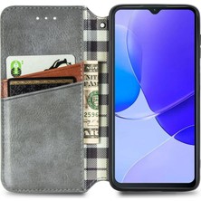 Yihang Boutique Oukitel C32 Kart Tutuculu Cüzdan Pu Deri Çevirme Çubuğu Telefon Kılıfı (Yurt Dışından)