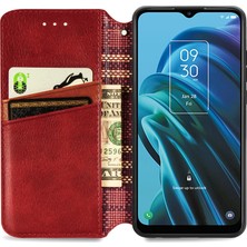 Yihang Boutique Tcl 30 Xe 5g Kart Tutuculu Cüzdan Pu Deri Çevirme Çubuğu Telefon Kılıfı (Yurt Dışından)