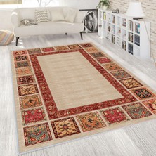 Rovigo Home Dijital Baskı Yıkanabilir Kaymaz Taban Salon Halısı Rvg0191-Sd1184