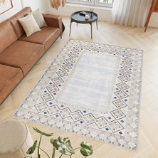 Rovigo Home Dijital Baskı Yıkanabilir Kaymaz Taban Salon Halısı Rvg0410