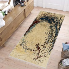 Rovigo Home Dijital Baskı Yıkanabilir Kaymaz Taban Salon Halısı Rvg1079