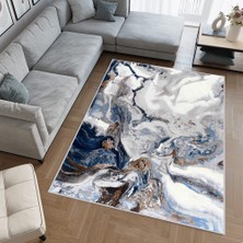 Rovigo Home Dijital Baskı Yıkanabilir Kaymaz Taban Salon Halısı Rvg0416