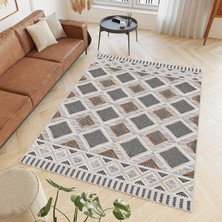 Rovigo Home Dijital Baskı Yıkanabilir Kaymaz Taban Salon Halısı Rvg0480