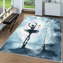 Rovigo Home Dijital Baskı Yıkanabilir Kaymaz Taban Salon Halısı Rvg1622