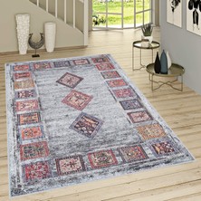 Rovigo Home Dijital Baskı Yıkanabilir Kaymaz Taban Salon Halısı Rvg1721