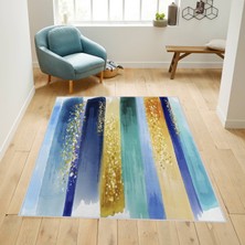 Rovigo Home Dijital Baskı Yıkanabilir Kaymaz Taban Salon Halısı Rvg1743