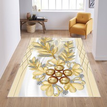 Rovigo Home Dijital Baskı Yıkanabilir Kaymaz Taban Salon Halısı Rvg1841-Sm241