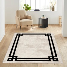 Rovigo Home Dijital Baskı Yıkanabilir Kaymaz Taban Salon Halısı Rvg1844-Sm393