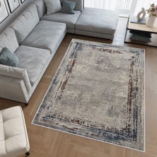 Rovigo Home Dijital Baskı Yıkanabilir Kaymaz Taban Salon Halısı Rvg0408