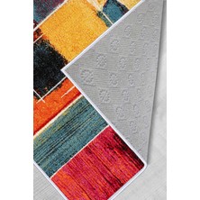 Rovigo Home Dijital Baskı Yıkanabilir Kaymaz Taban Salon Halısı Rvg1133