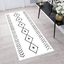 Rovigo Home Dijital Baskı Yıkanabilir Kaymaz Taban Salon Halısı Rvg1358-Ht571