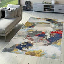 Rovigo Home Dijital Baskı Yıkanabilir Kaymaz Taban Salon Halısı Rvg1711