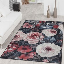 Rovigo Home Dijital Baskı Yıkanabilir Kaymaz Taban Salon Halısı Rvg1411