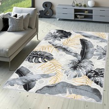 Rovigo Home Dijital Baskı Yıkanabilir Kaymaz Taban Salon Halısı Rvg1710