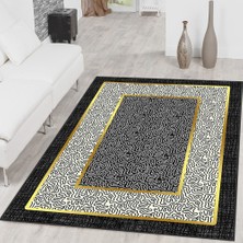 Rovigo Home Dijital Baskı Yıkanabilir Kaymaz Taban Salon Halısı Rvg0321-Sd1073