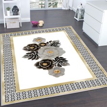 Rovigo Home Dijital Baskı Yıkanabilir Kaymaz Taban Salon Halısı Rvg0117-Sd439