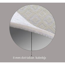 Rovigo Home Dijital Baskı Yıkanabilir Kaymaz Taban Salon Halısı Rvg0651