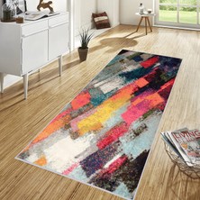 Rovigo Home Dijital Baskı Yıkanabilir Kaymaz Taban Salon Halısı Rvg1167