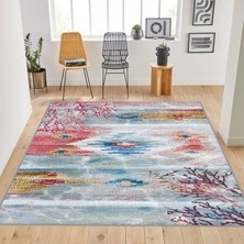 Rovigo Home Dijital Baskı Yıkanabilir Kaymaz Taban Salon Halısı Rvg1781