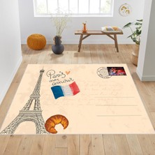 Rovigo Home Dijital Baskı Yıkanabilir Kaymaz Taban Salon Halısı Rvg1900-Sd204
