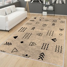 Rovigo Home Dijital Baskı Yıkanabilir Kaymaz Taban Salon Halısı Rvg0145-Sd1153