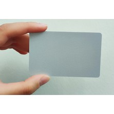 Rfgate Nfc Dijital Kartvizit NTAG215 Silver - 10 Adet