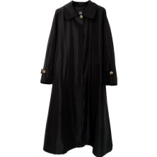 Beyza Betül Kolları Saten Leopar Astarlı Oversize Trençkot