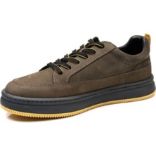 Greyder 16380 Erkek Duman Deri Sneaker Ayakkabı