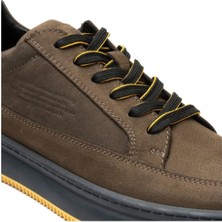 Greyder 16380 Erkek Duman Deri Sneaker Ayakkabı