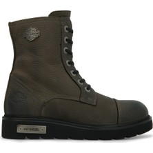 Harley Davidson Tums Olive Deri Kadın Bot