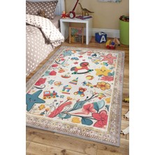 Homshtag Çok Renkli Halı Yumuşak Dokulu Çocuk Odası Halısı Rustik Çocuk Halısı Çocuk Temalı Halı