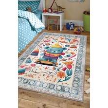 Homshtag Çok Renkli Halı Dokulu Çocuk Odası Halısı Dokuma Rustik Çocuk Halısı Modern Temalı Halı