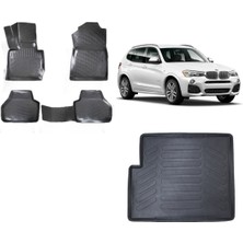 Team Car Bmw X3 2013 Model 3D Bagaj Havuzu+3d Havuzlu Araca Özel Paspas Takımı