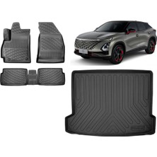 Team Car Chery Omoda 5 2022 Model 3D Bagaj Havuzu+3d Havuzlu Araca Özel Paspas Takımı