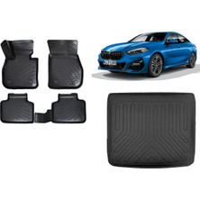 Team Car Bmw 2 Serisi F44 Gran Coupe 2020 Model 3D Üst Bagaj Havuzu+3d Havuzlu Araca Özel Paspas Takımı
