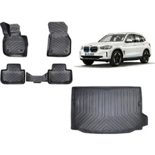 Team Car Bmw Ix3 2023 Model 3D Bagaj Havuzu+3d Havuzlu Araca Özel Paspas Takımı
