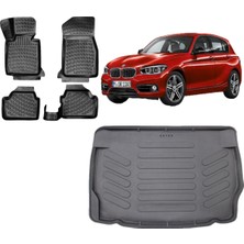 Team Car Bmw 1 Serisi F20 2019 Model 3D Bagaj Havuzu+3d Havuzlu Araca Özel Paspas Takımı