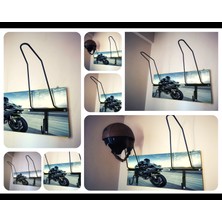 Ggart Decoration Motosiklet Kask Askısı, Motor Kask Askısı, Kask Askılığı KAWASAKIX2V3