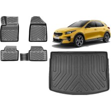 Team Car Kia Xceed 2021 Model Üst Kademe 3D Bagaj Havuzu+3d Havuzlu Araca Özel Paspas Takımı