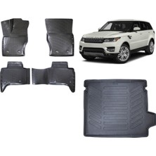 Team Car Land Rover Range Rover Sport 2015 Model 3D Bagaj Havuzu+3d Havuzlu Araca Özel Paspas Takımı
