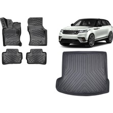 Team Car Land Rover Range Rover Velar 2021 Model 3D Bagaj Havuzu+3d Havuzlu Araca Özel Paspas Takımı
