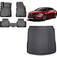 Team Car Renault Talisman 2023 Model 3D Bagaj Havuzu+3d Havuzlu Araca Özel Paspas Takımı