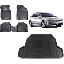 Team Car Kia Cerato 2008 Model 3D Bagaj Havuzu+3d Havuzlu Araca Özel Paspas Takımı
