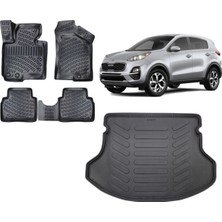Team Car Kia Sportage R 2011 Model 3D Bagaj Havuzu+3d Havuzlu Araca Özel Paspas Takımı
