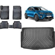 Team Car Kia Stonic 2018 Model 3D Bagaj Havuzu+3d Havuzlu Araca Özel Paspas Takımı