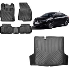 Team Car Renault Taliant 2022 Model 3D Bagaj Havuzu+3d Havuzlu Araca Özel Paspas Takımı