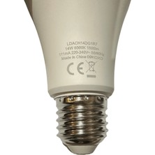 Panasonic 14W (100W) 6500K (Beyaz Işık) E27 Duylu LED Ampul (8 Adet)
